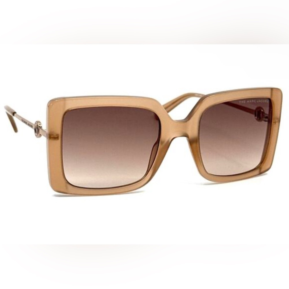 MARC JACOBS Sunglasses 579/S 10AHA, 54/22/140, Tan/Rose Gold, Brown Gradient